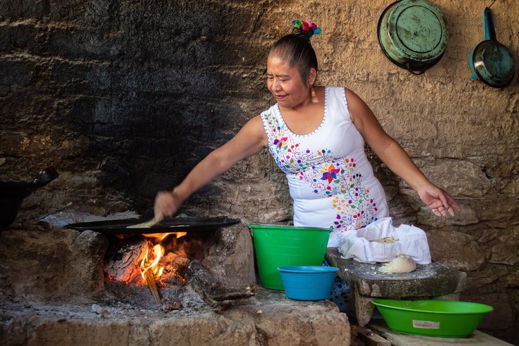 Tortillas maya voyager à Oaxaca