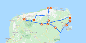 Itinerario Península de Yucatán