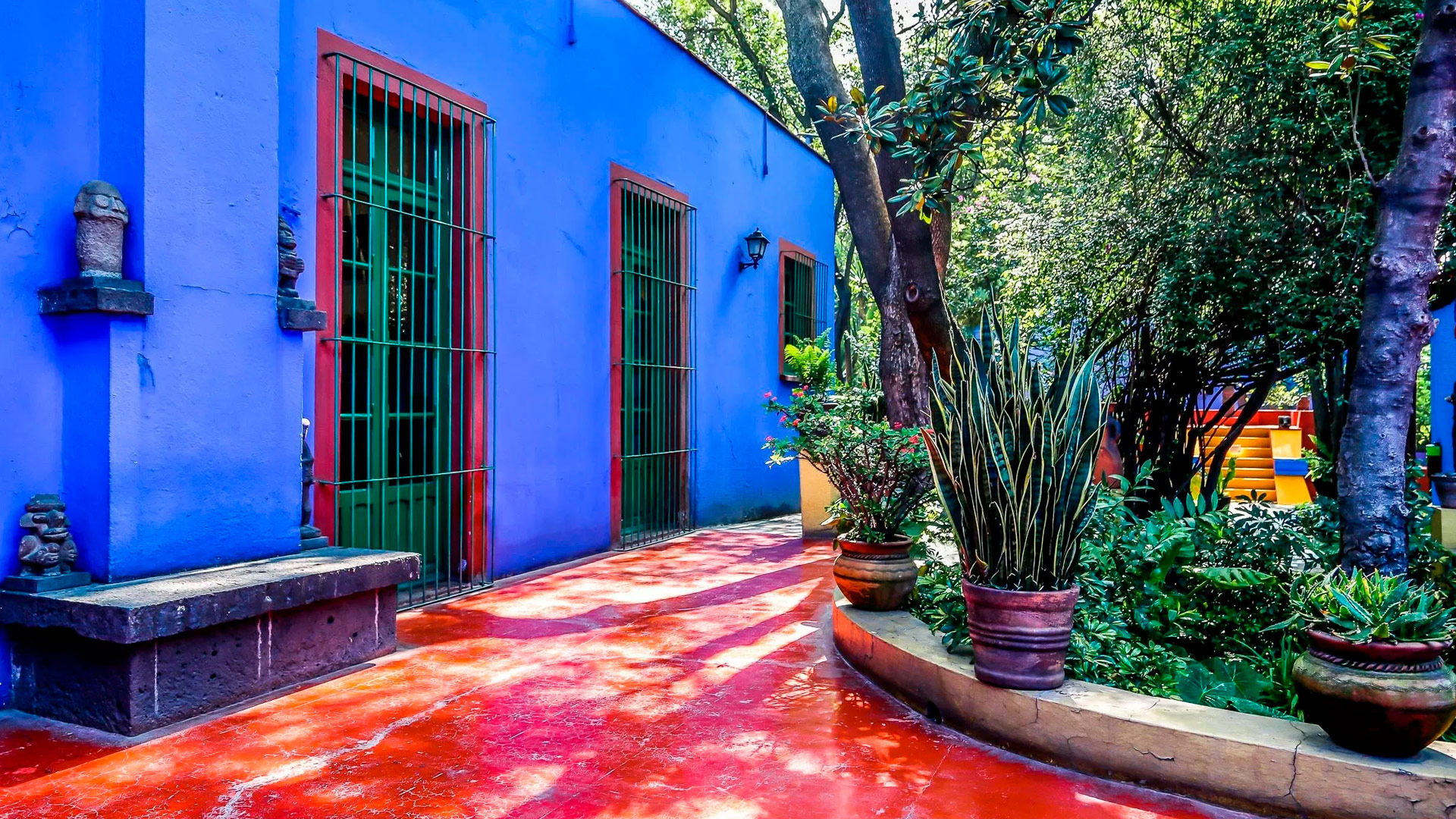 jardin blue house de frida kahlo