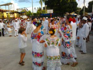 traditional Mayan huipil dress in Tekit Flavor of Honey and Coconut Eco-Tour in Yucatán